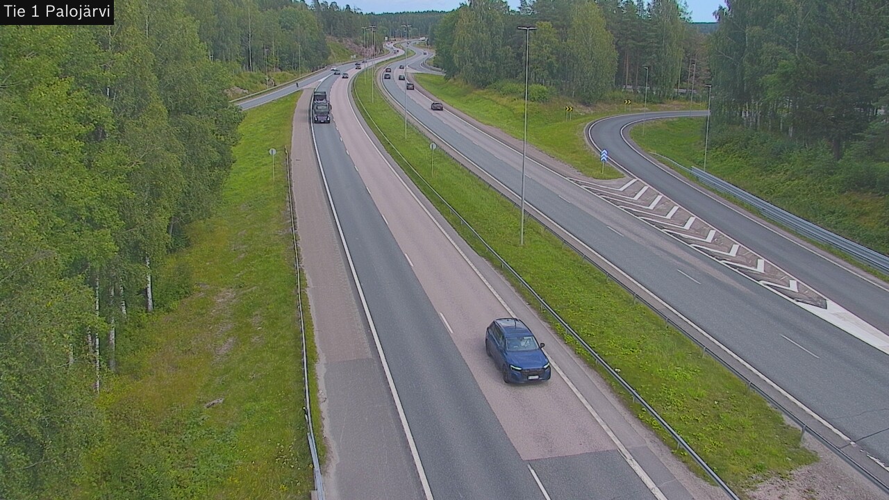 Weather Camera Image Road 1 Vihti, Palojärvi, Vihti, Uusimaa