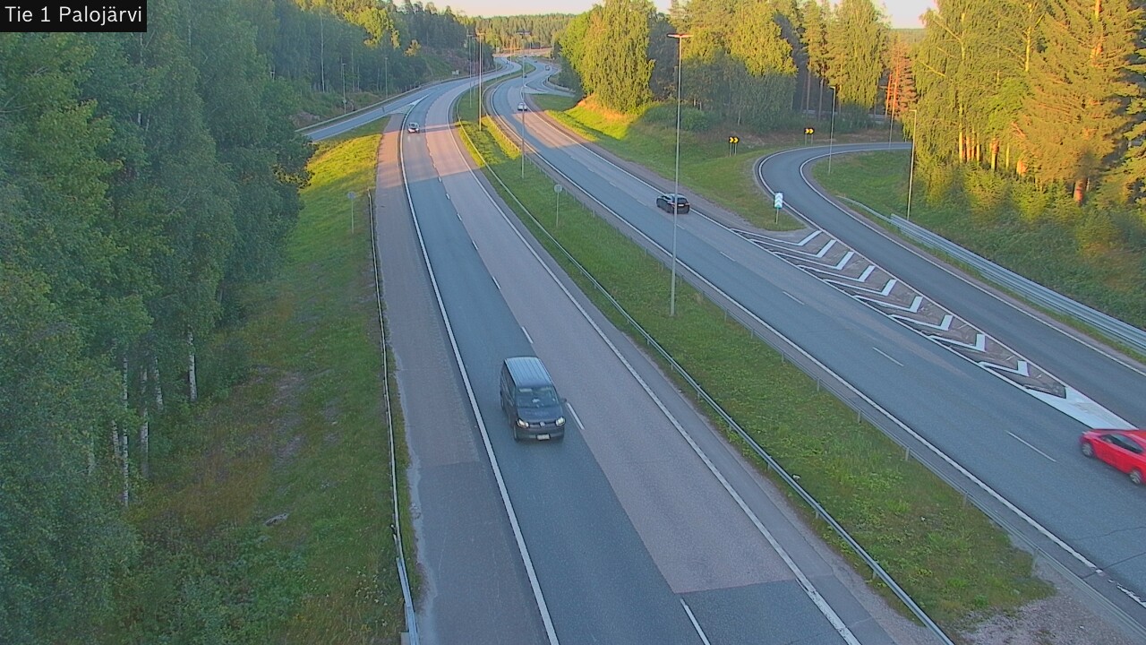 Weather Camera Image Road 1 Vihti, Palojärvi, Vihti, Uusimaa