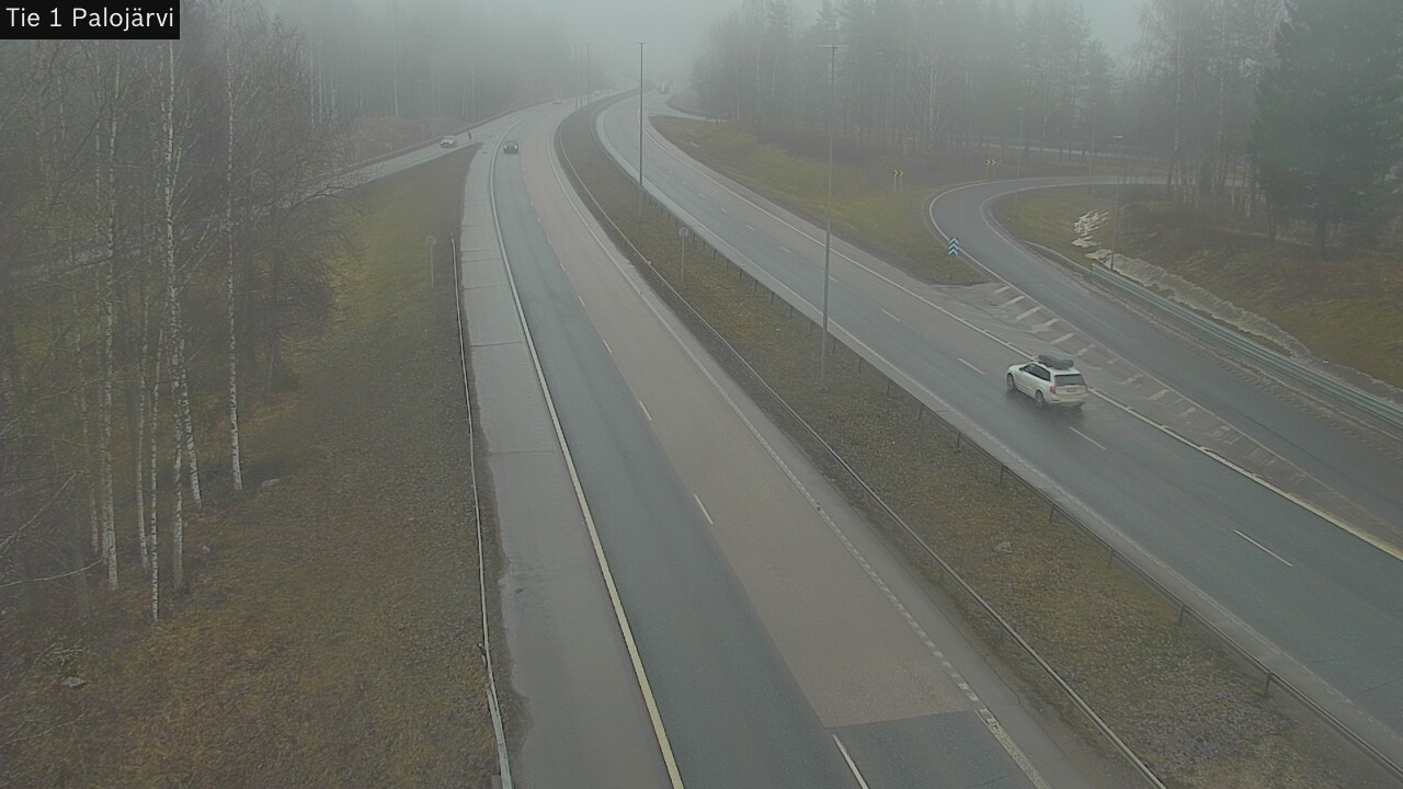 Weather Camera Image Road 1 Vihti, Palojärvi, Vihti, Uusimaa