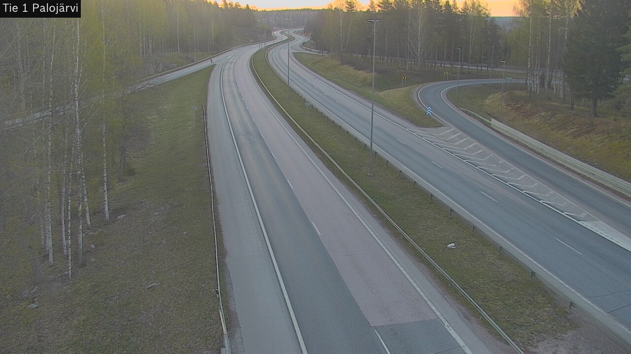 Weather Camera Image Väg 1 Vichtis, Palojärvi, Vihti, Uusimaa