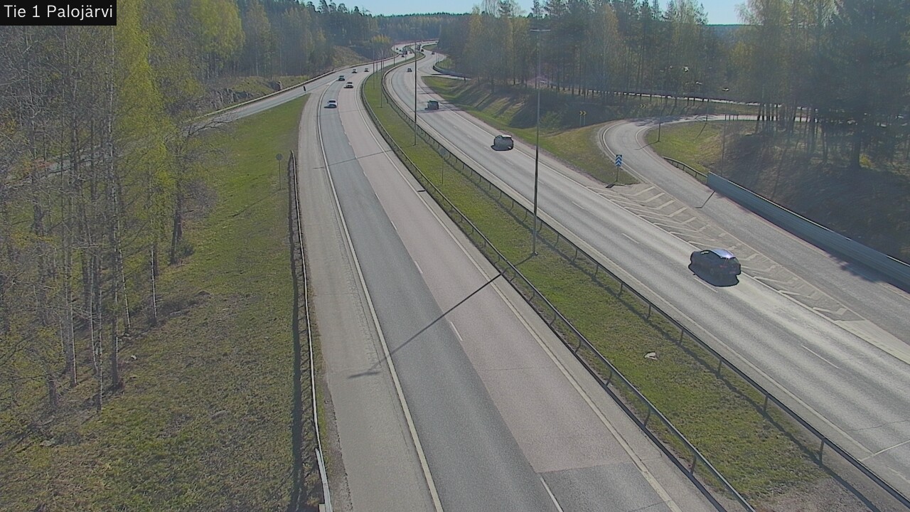 Weather Camera Image Väg 1 Vichtis, Palojärvi, Vihti, Uusimaa
