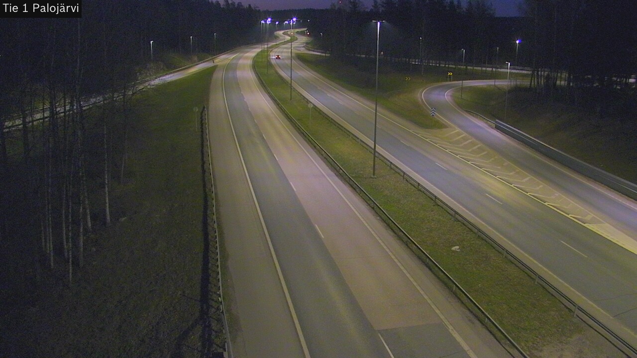 Weather Camera Image Väg 1 Vichtis, Palojärvi, Vihti, Uusimaa
