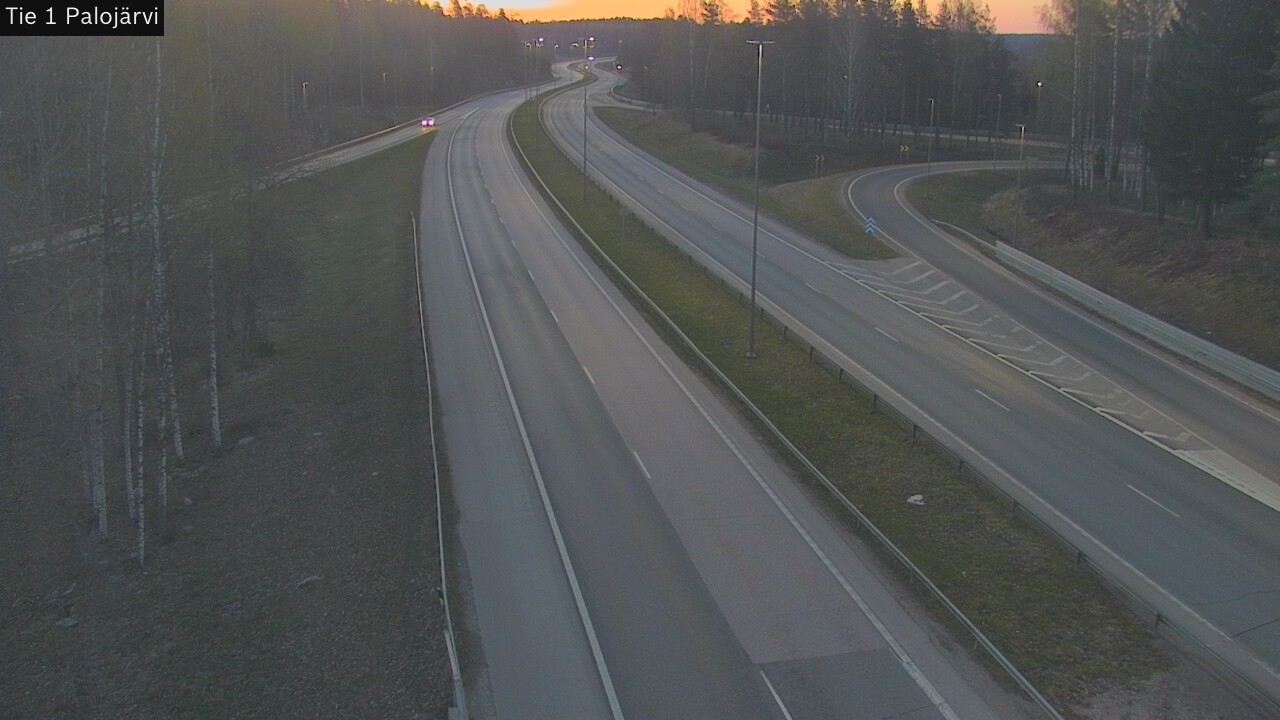 Weather Camera Image Väg 1 Vichtis, Palojärvi, Vihti, Uusimaa
