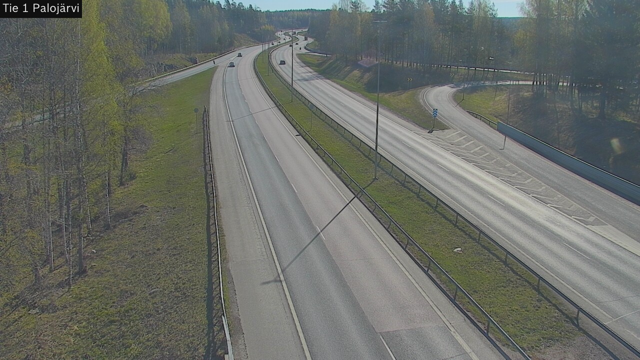 Weather Camera Image Väg 1 Vichtis, Palojärvi, Vihti, Uusimaa