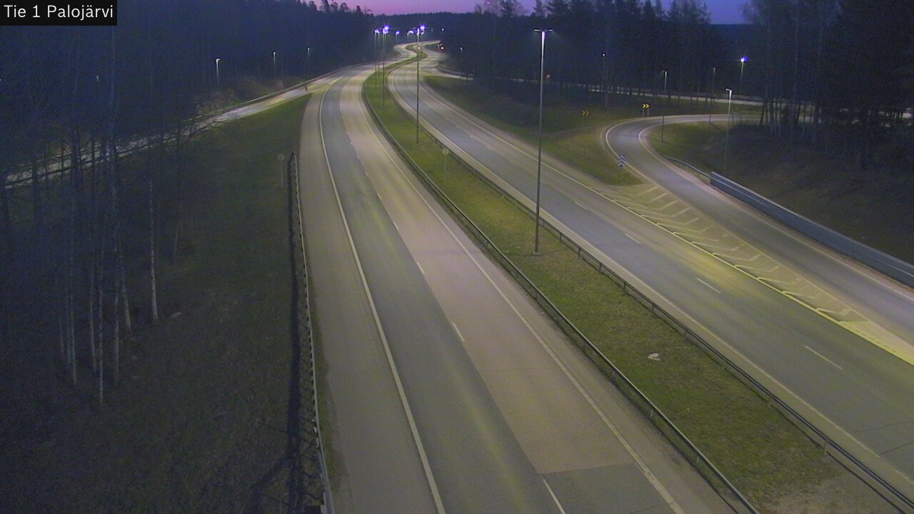 Weather Camera Image Väg 1 Vichtis, Palojärvi, Vihti, Uusimaa