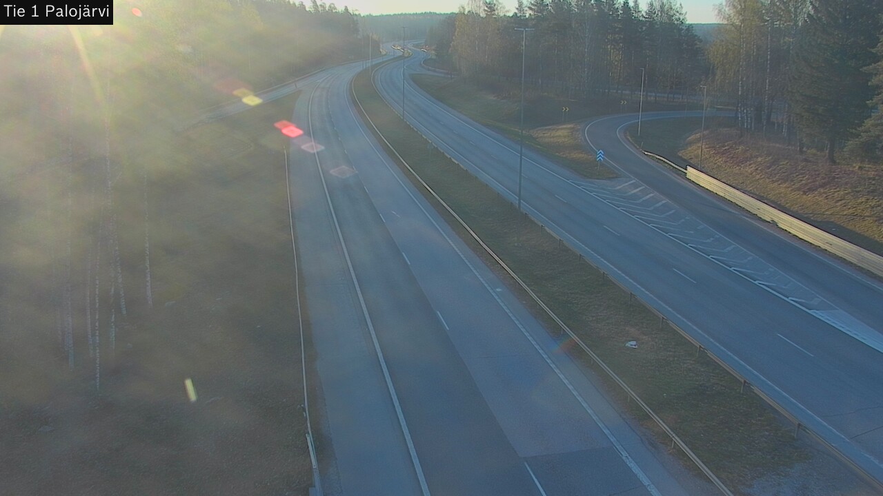 Weather Camera Image Väg 1 Vichtis, Palojärvi, Vihti, Uusimaa