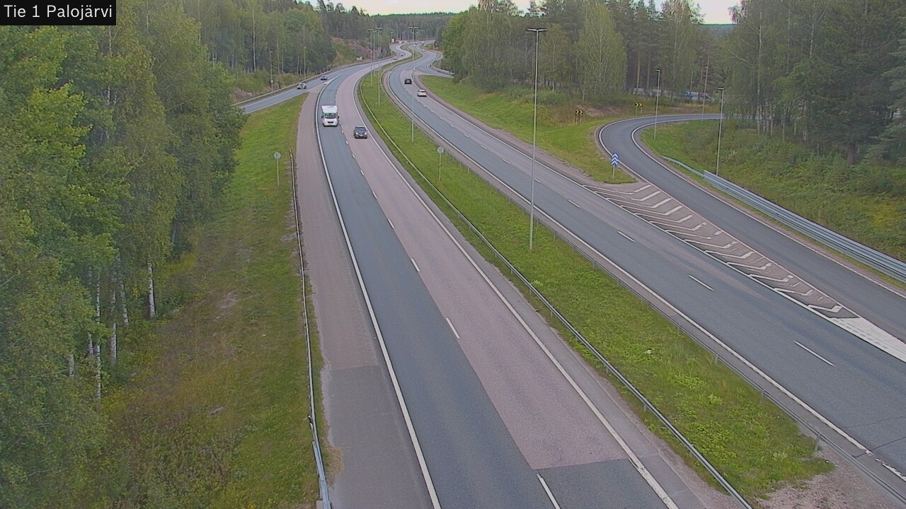 Weather Camera Image Road 1 Vihti, Palojärvi, Vihti, Uusimaa