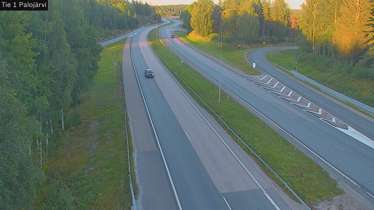 Weather Camera Image Road 1 Vihti, Palojärvi, Vihti, Uusimaa