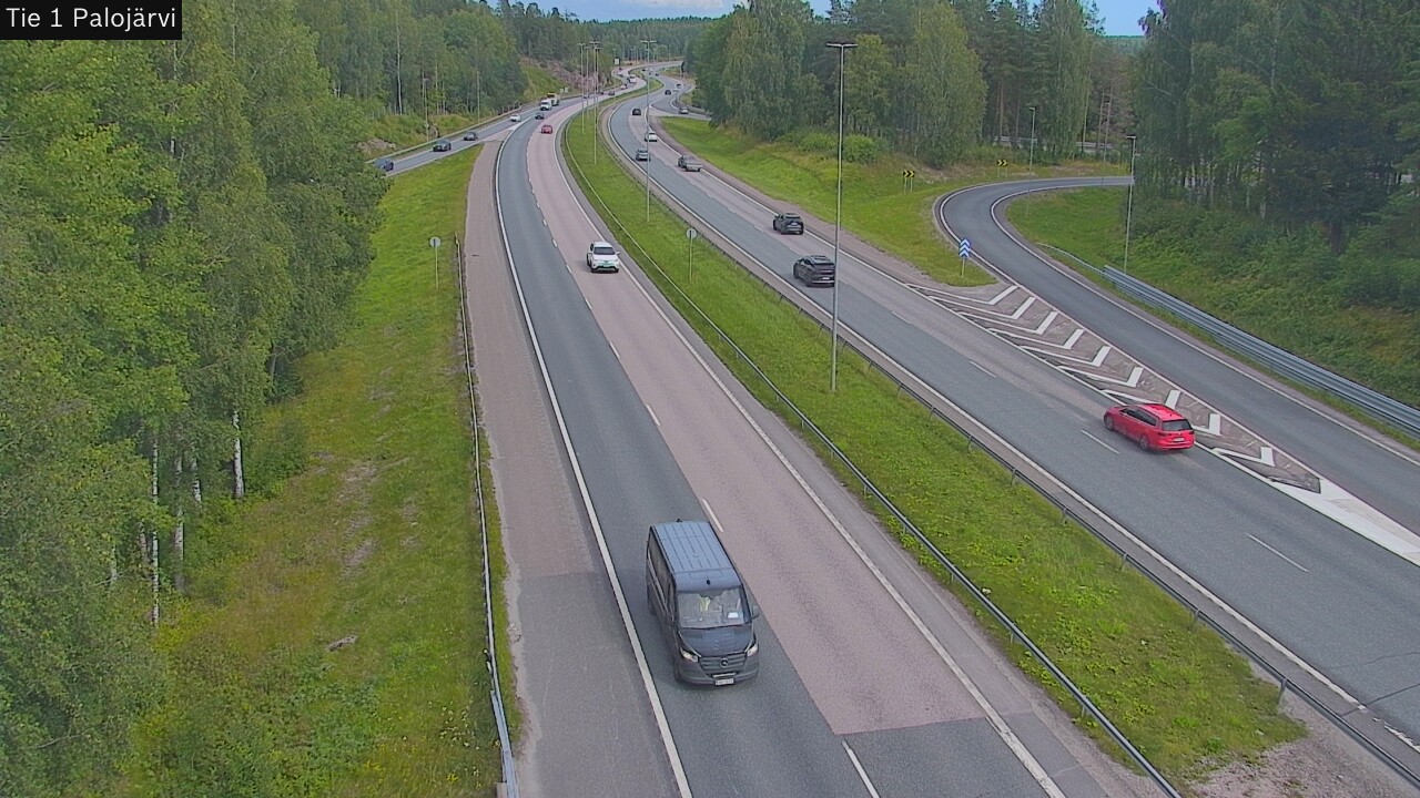 Weather Camera Image Road 1 Vihti, Palojärvi, Vihti, Uusimaa