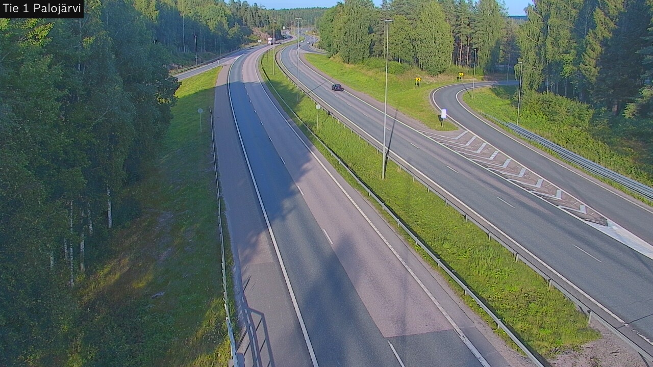 Weather Camera Image Road 1 Vihti, Palojärvi, Vihti, Uusimaa