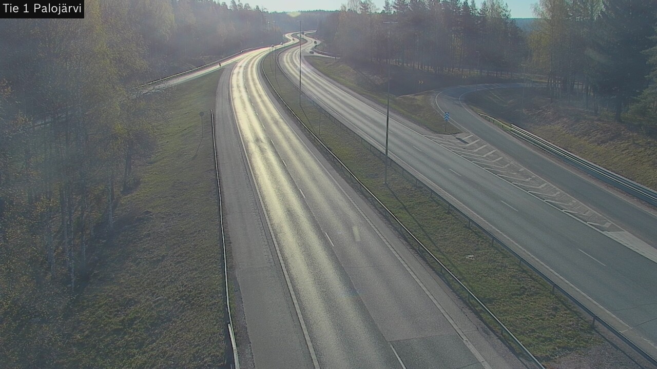 Weather Camera Image Road 1 Vihti, Palojärvi, Vihti, Uusimaa