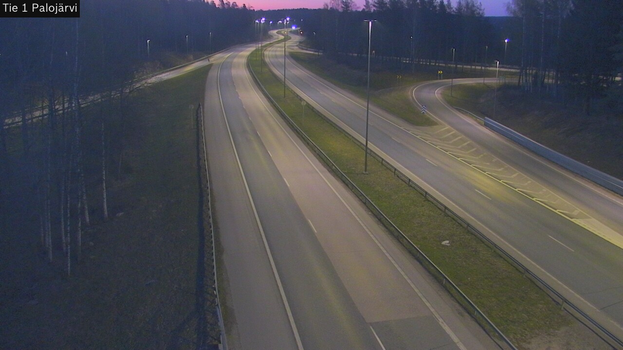 Weather Camera Image Väg 1 Vichtis, Palojärvi, Vihti, Uusimaa