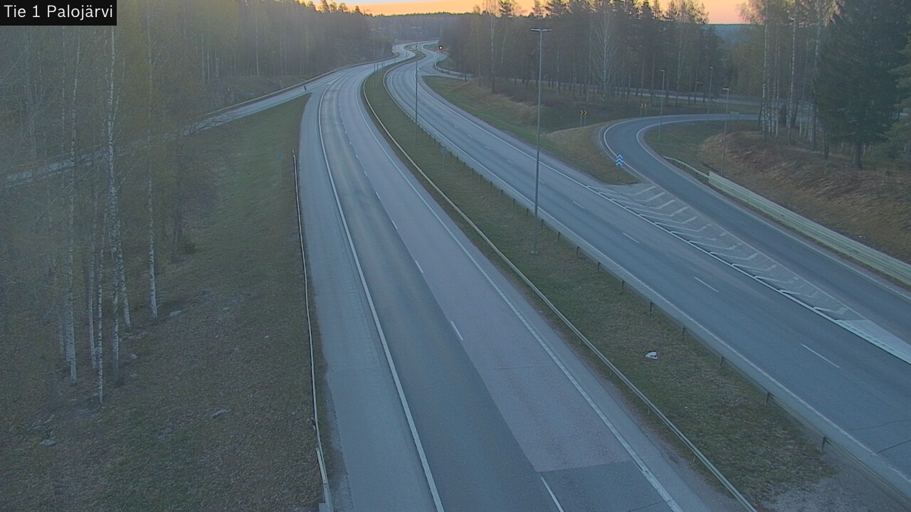 Weather Camera Image Väg 1 Vichtis, Palojärvi, Vihti, Uusimaa