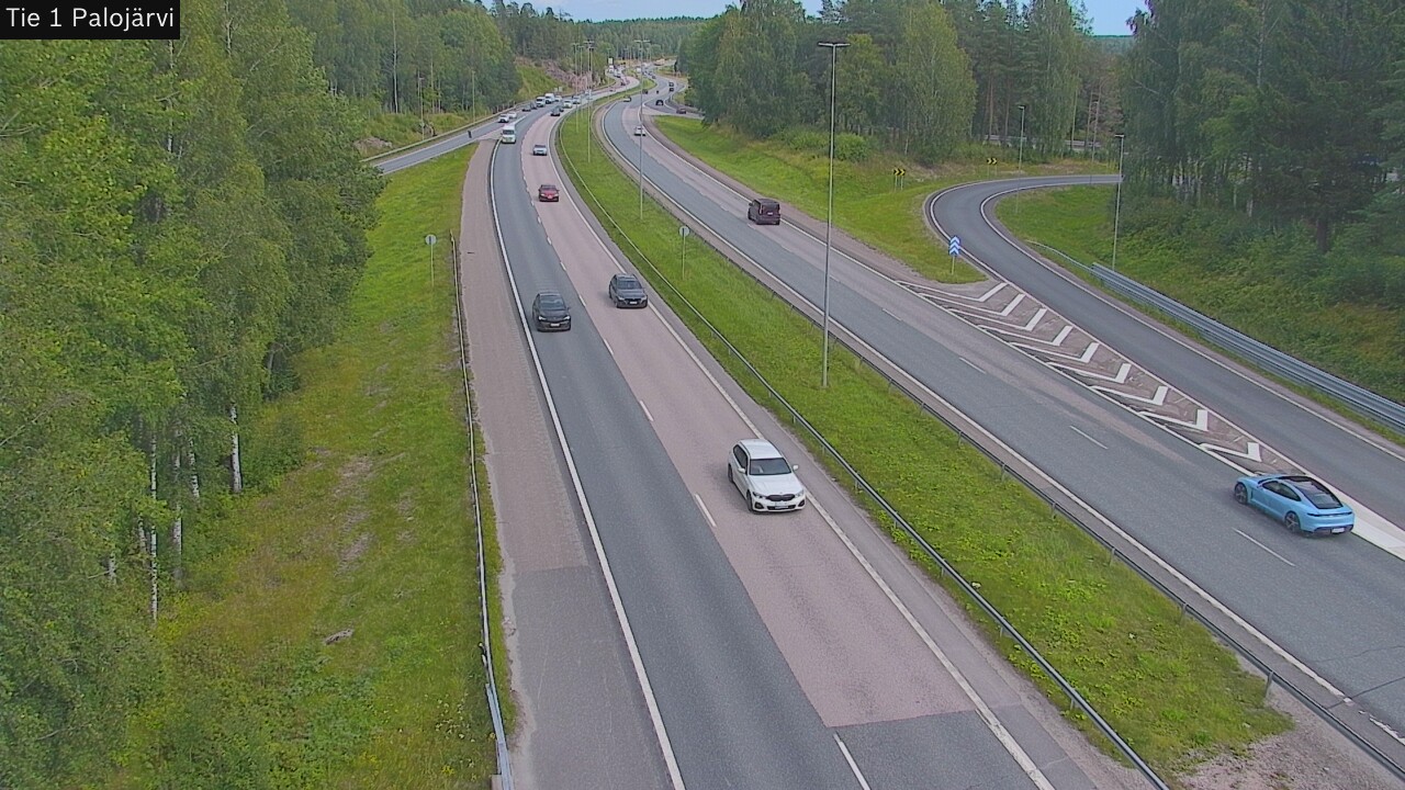 Weather Camera Image Road 1 Vihti, Palojärvi, Vihti, Uusimaa