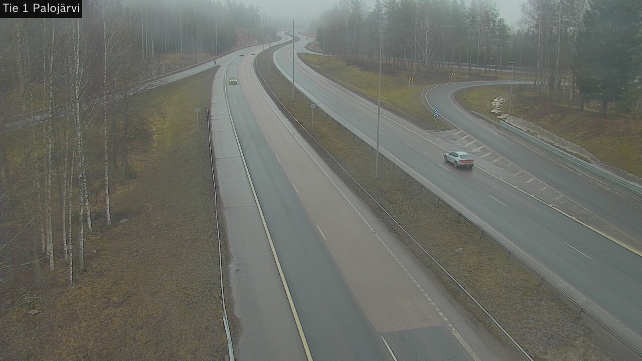 Weather Camera Image Road 1 Vihti, Palojärvi, Vihti, Uusimaa