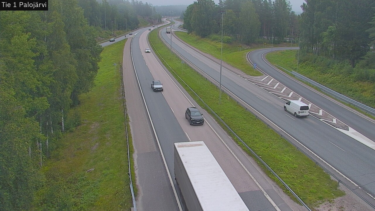 Weather Camera Image Road 1 Vihti, Palojärvi, Vihti, Uusimaa