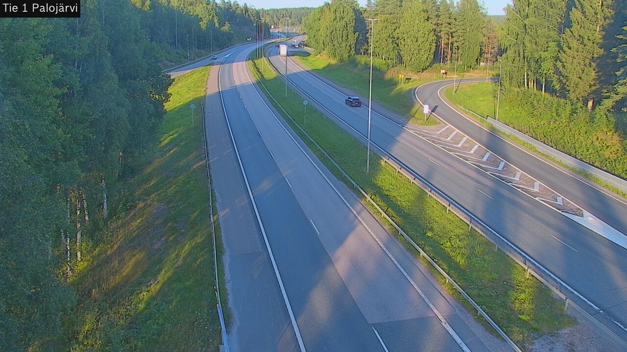 Weather Camera Image Road 1 Vihti, Palojärvi, Vihti, Uusimaa