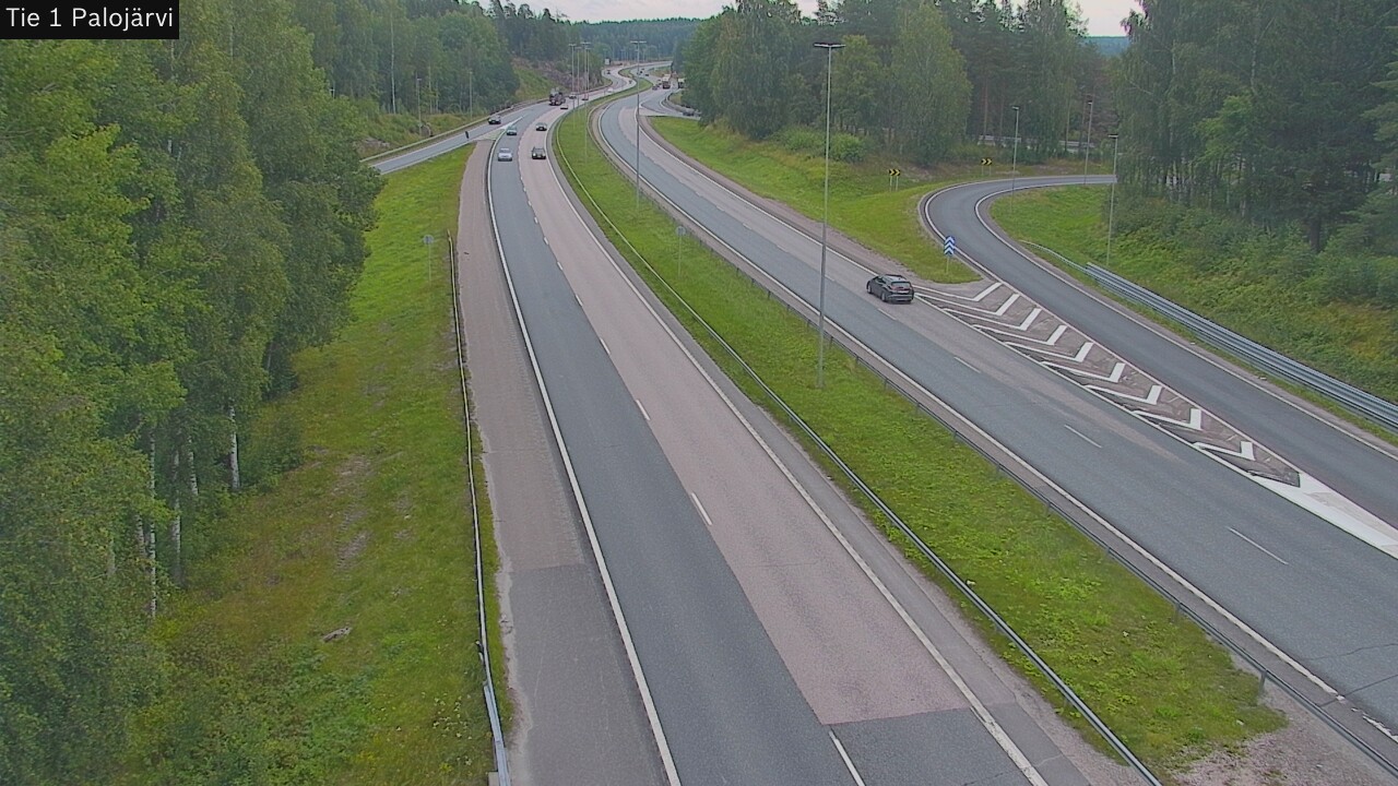 Weather Camera Image Road 1 Vihti, Palojärvi, Vihti, Uusimaa
