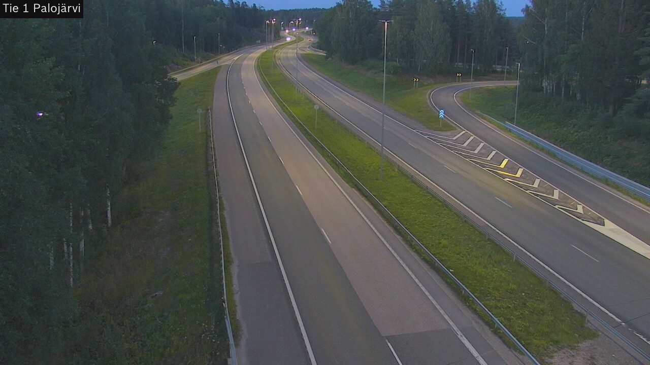 Weather Camera Image Road 1 Vihti, Palojärvi, Vihti, Uusimaa