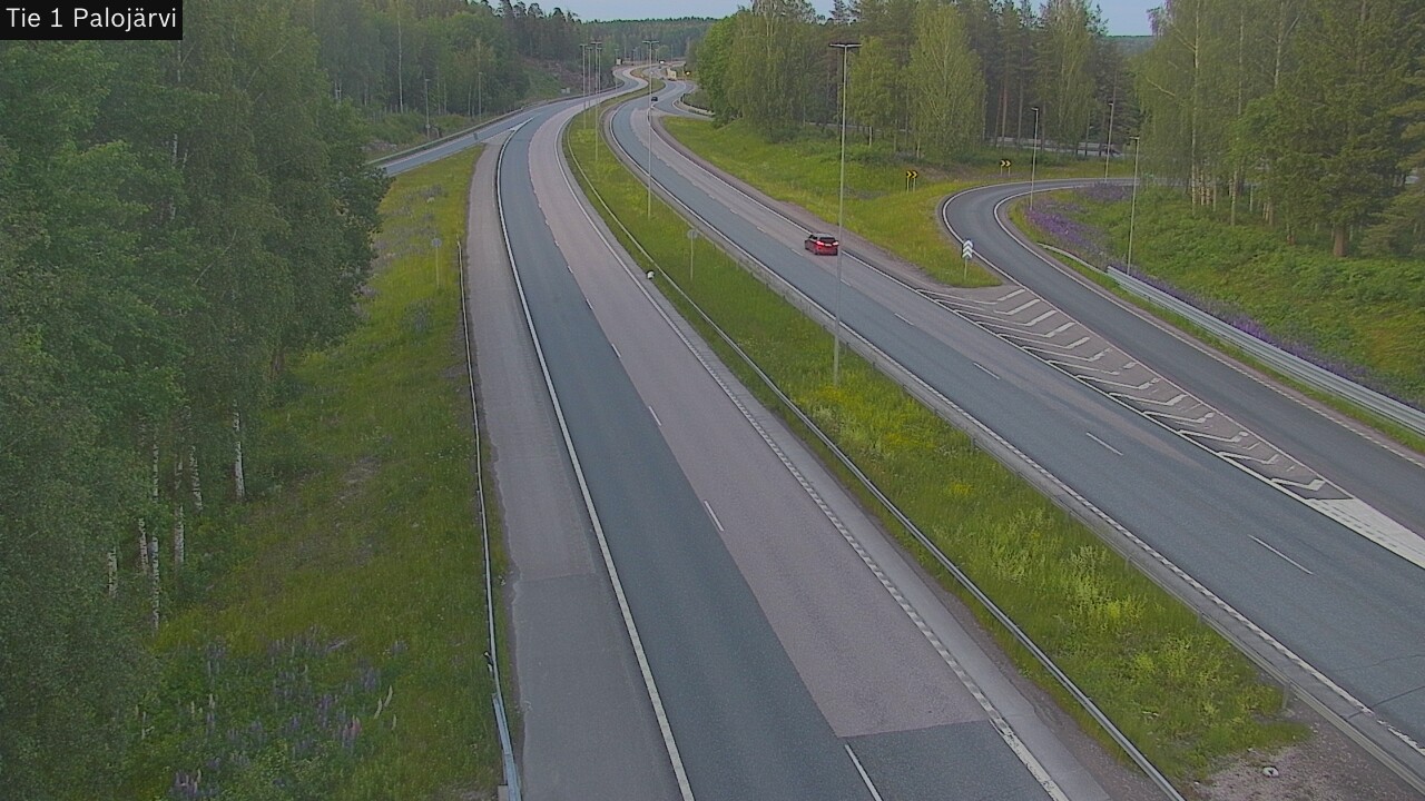 Weather Camera Image Road 1 Vihti, Palojärvi, Vihti, Uusimaa