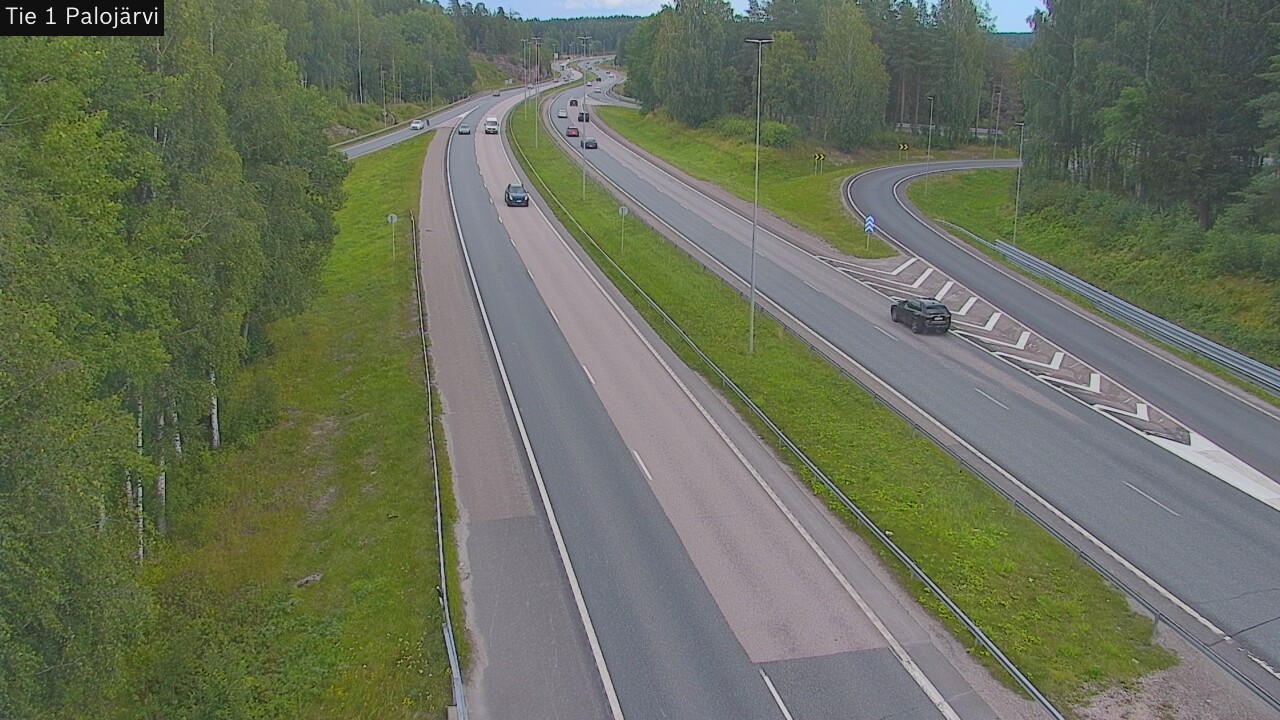Weather Camera Image Road 1 Vihti, Palojärvi, Vihti, Uusimaa