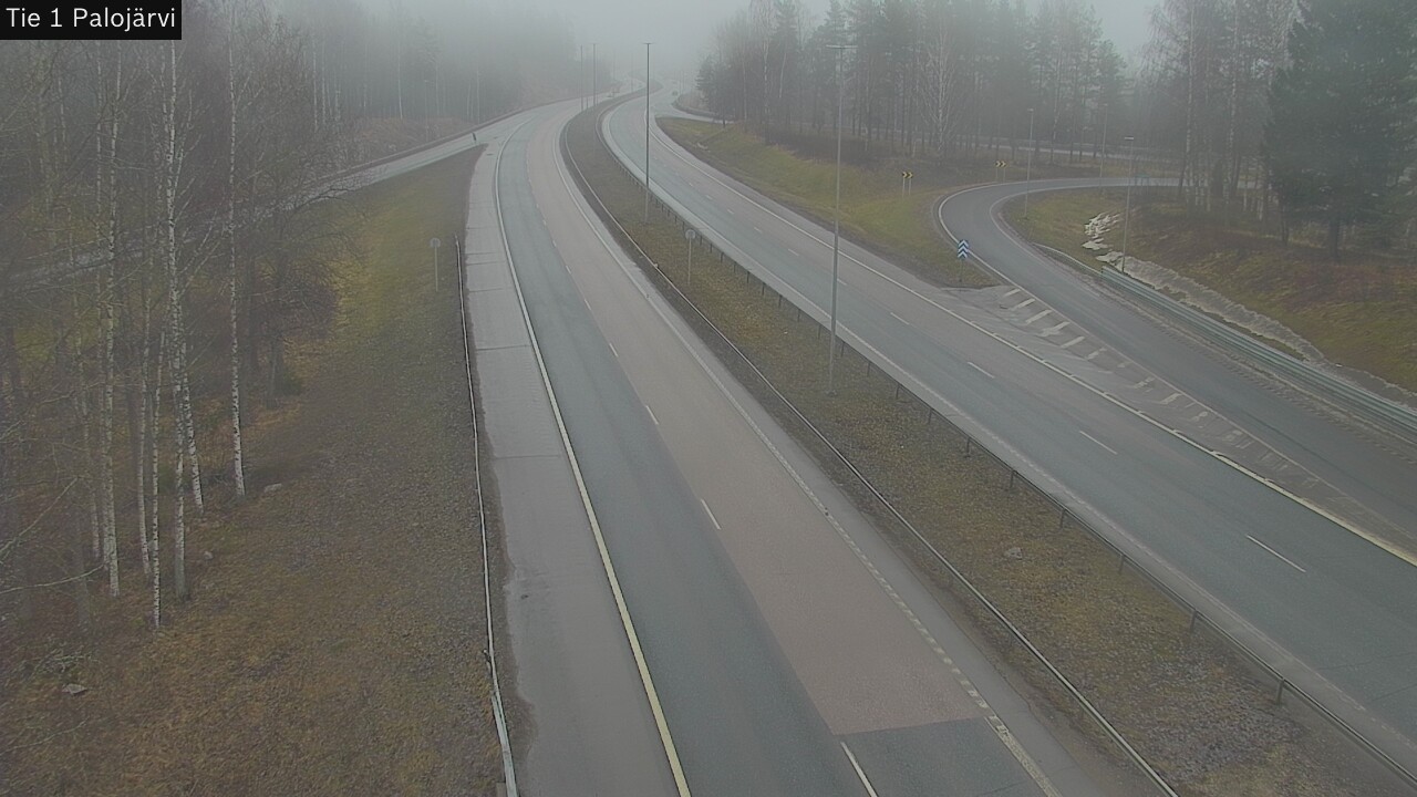 Weather Camera Image Road 1 Vihti, Palojärvi, Vihti, Uusimaa