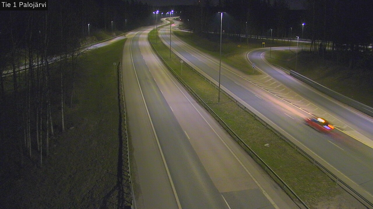 Weather Camera Image Väg 1 Vichtis, Palojärvi, Vihti, Uusimaa