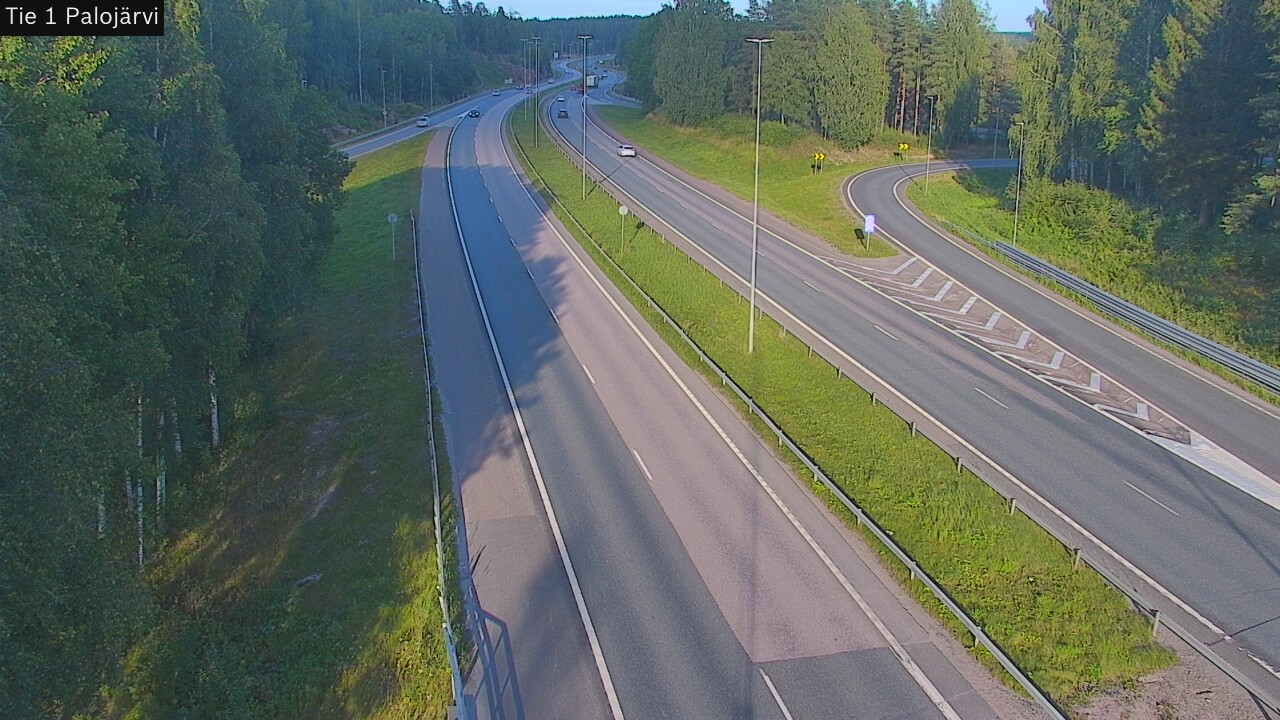 Weather Camera Image Road 1 Vihti, Palojärvi, Vihti, Uusimaa
