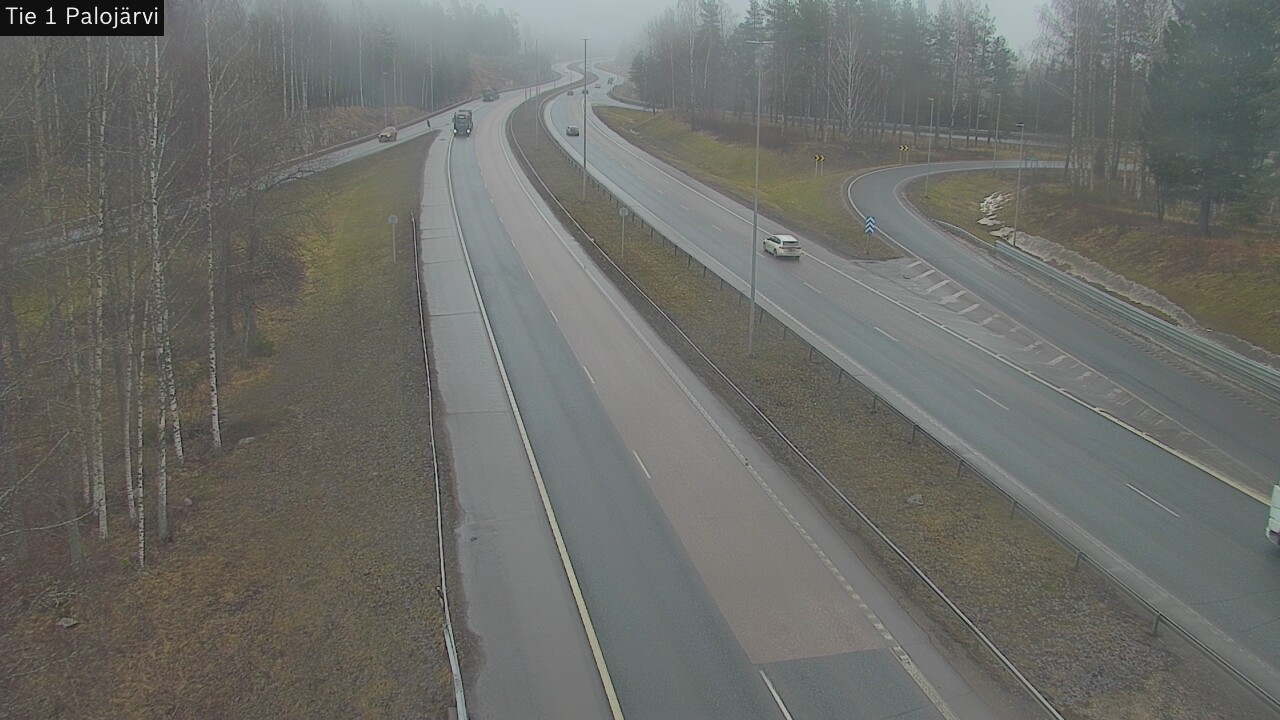 Weather Camera Image Road 1 Vihti, Palojärvi, Vihti, Uusimaa