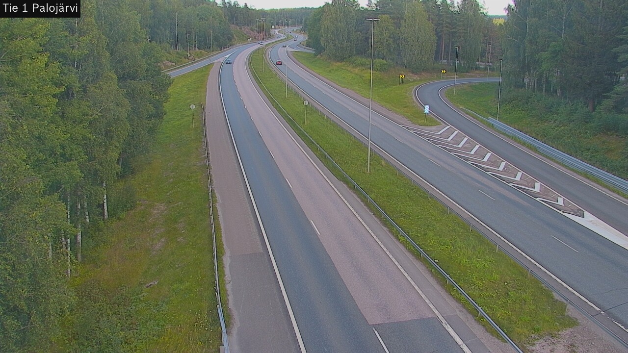 Weather Camera Image Road 1 Vihti, Palojärvi, Vihti, Uusimaa