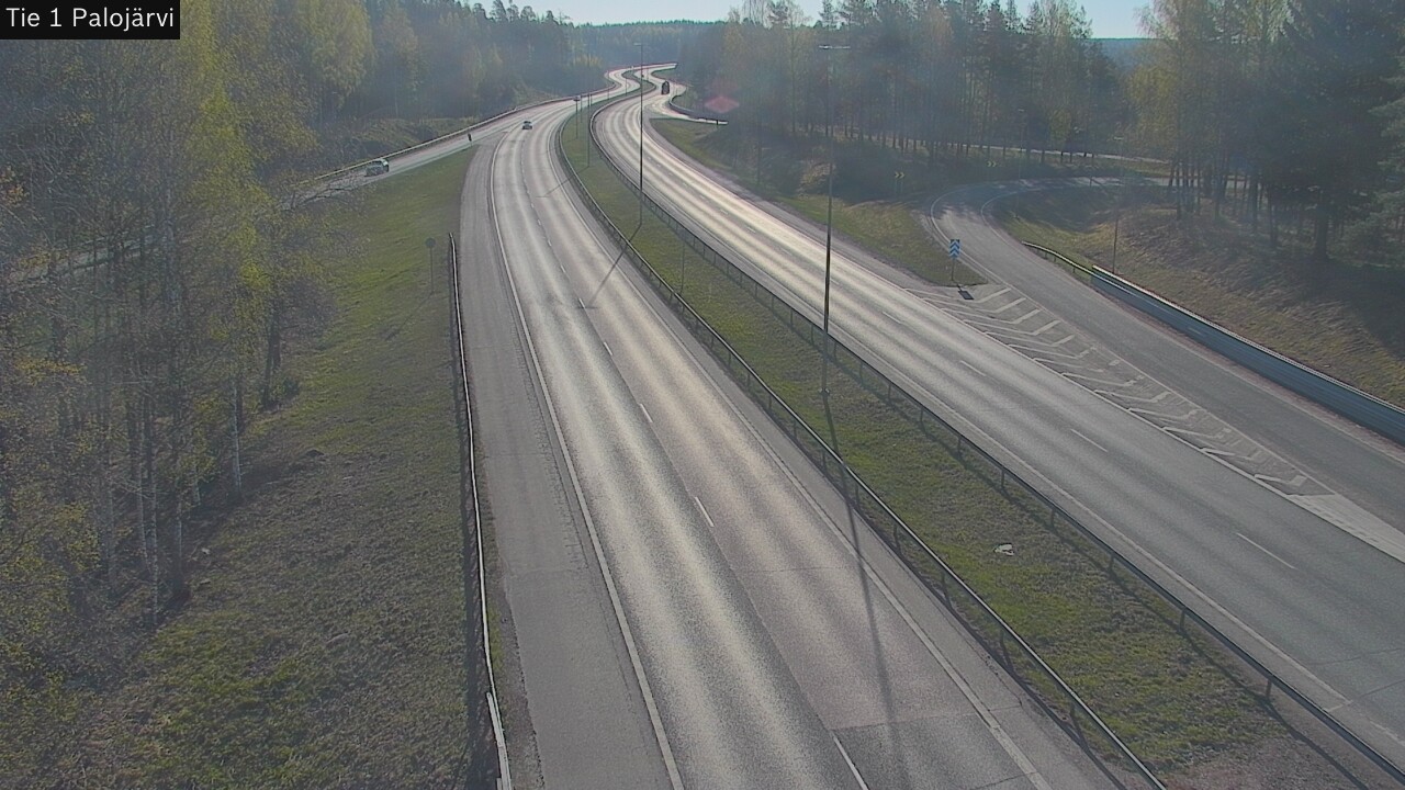 Weather Camera Image Road 1 Vihti, Palojärvi, Vihti, Uusimaa