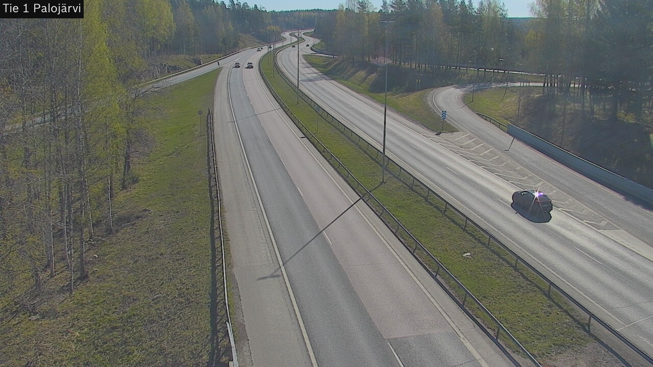 Weather Camera Image Väg 1 Vichtis, Palojärvi, Vihti, Uusimaa
