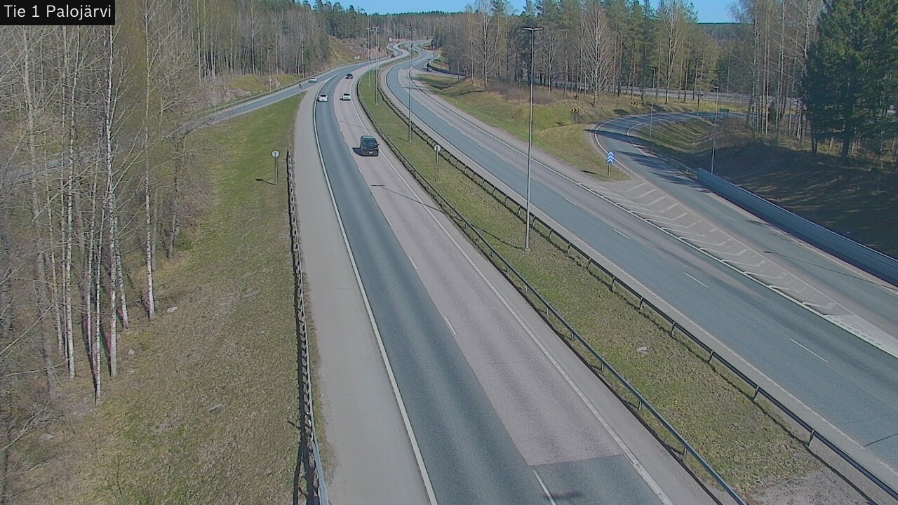 Kelikamerat Kuva Tie 1 Vihti, Palojärvi, Vihti, Uusimaa