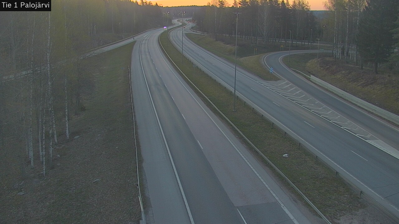 Weather Camera Image Väg 1 Vichtis, Palojärvi, Vihti, Uusimaa