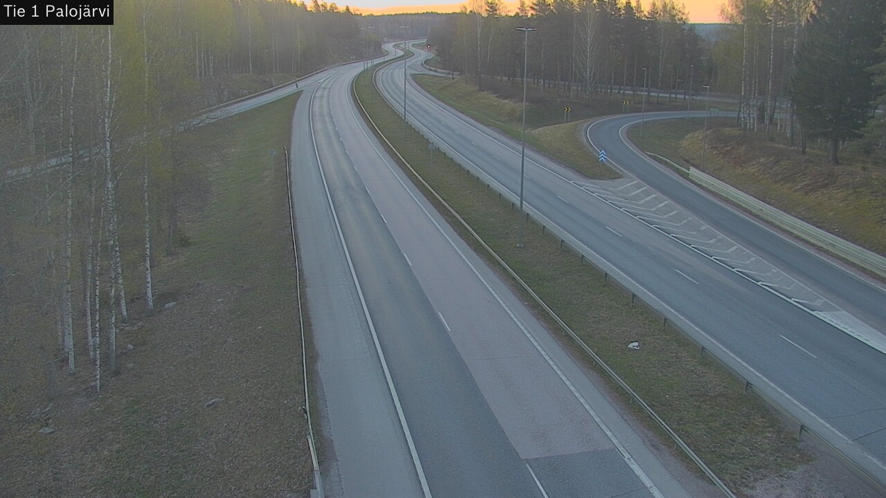 Weather Camera Image Väg 1 Vichtis, Palojärvi, Vihti, Uusimaa