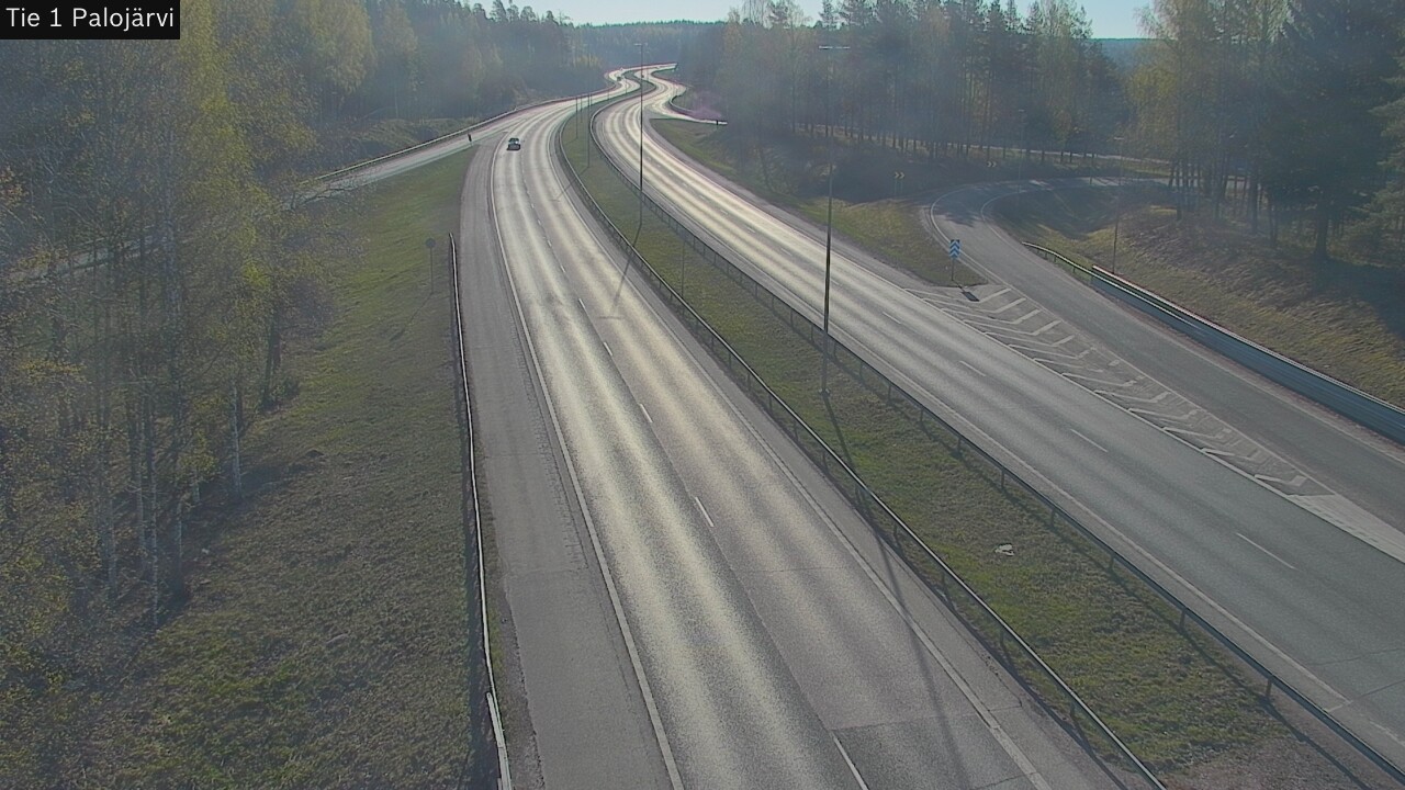 Weather Camera Image Road 1 Vihti, Palojärvi, Vihti, Uusimaa