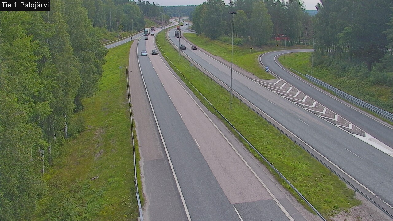 Weather Camera Image Road 1 Vihti, Palojärvi, Vihti, Uusimaa