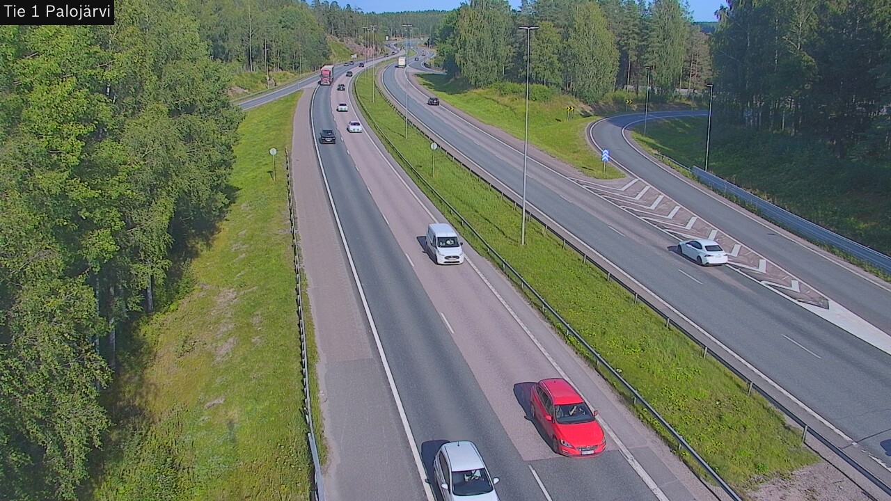 Weather Camera Image Road 1 Vihti, Palojärvi, Vihti, Uusimaa