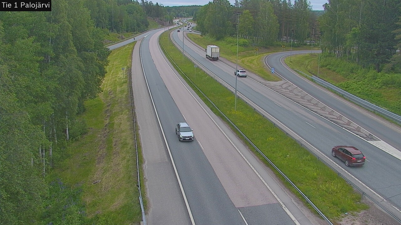 Weather Camera Image Väg 1 Vichtis, Palojärvi, Vihti, Uusimaa