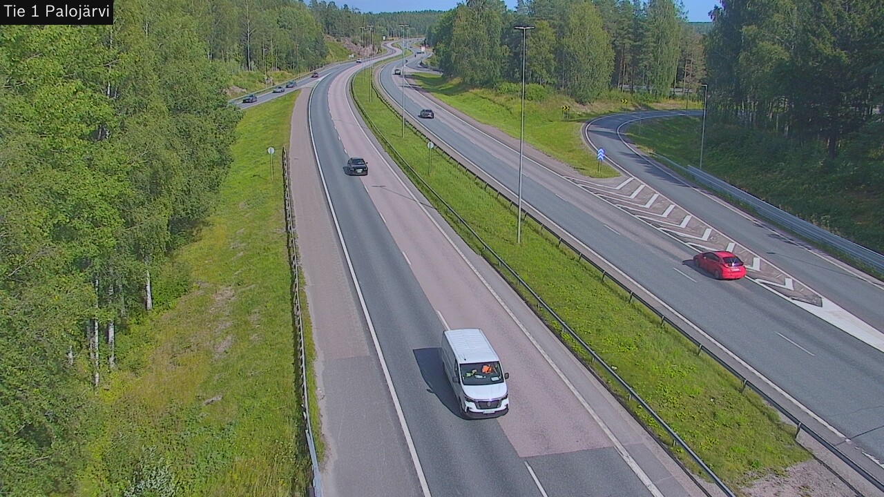 Weather Camera Image Road 1 Vihti, Palojärvi, Vihti, Uusimaa
