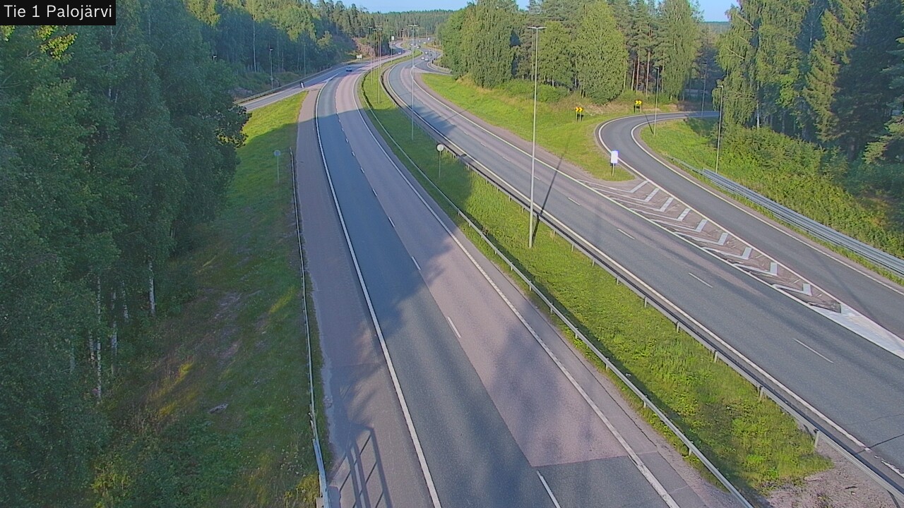 Weather Camera Image Road 1 Vihti, Palojärvi, Vihti, Uusimaa