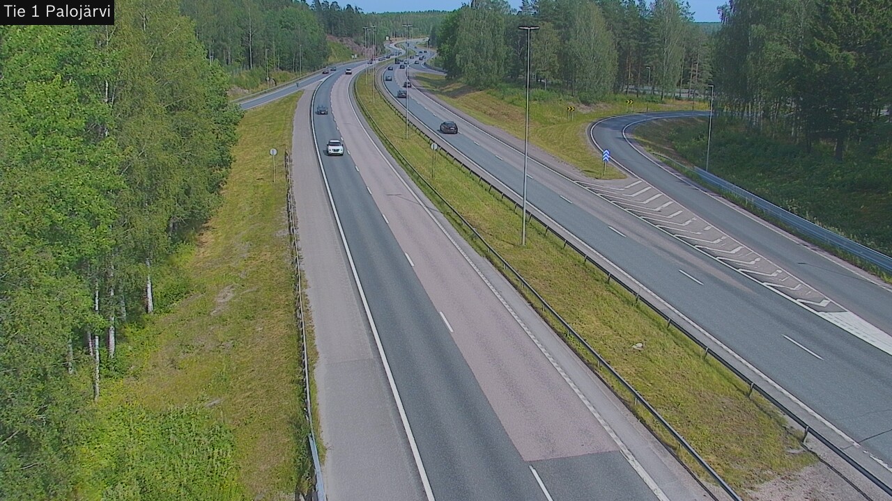 Weather Camera Image Road 1 Vihti, Palojärvi, Vihti, Uusimaa