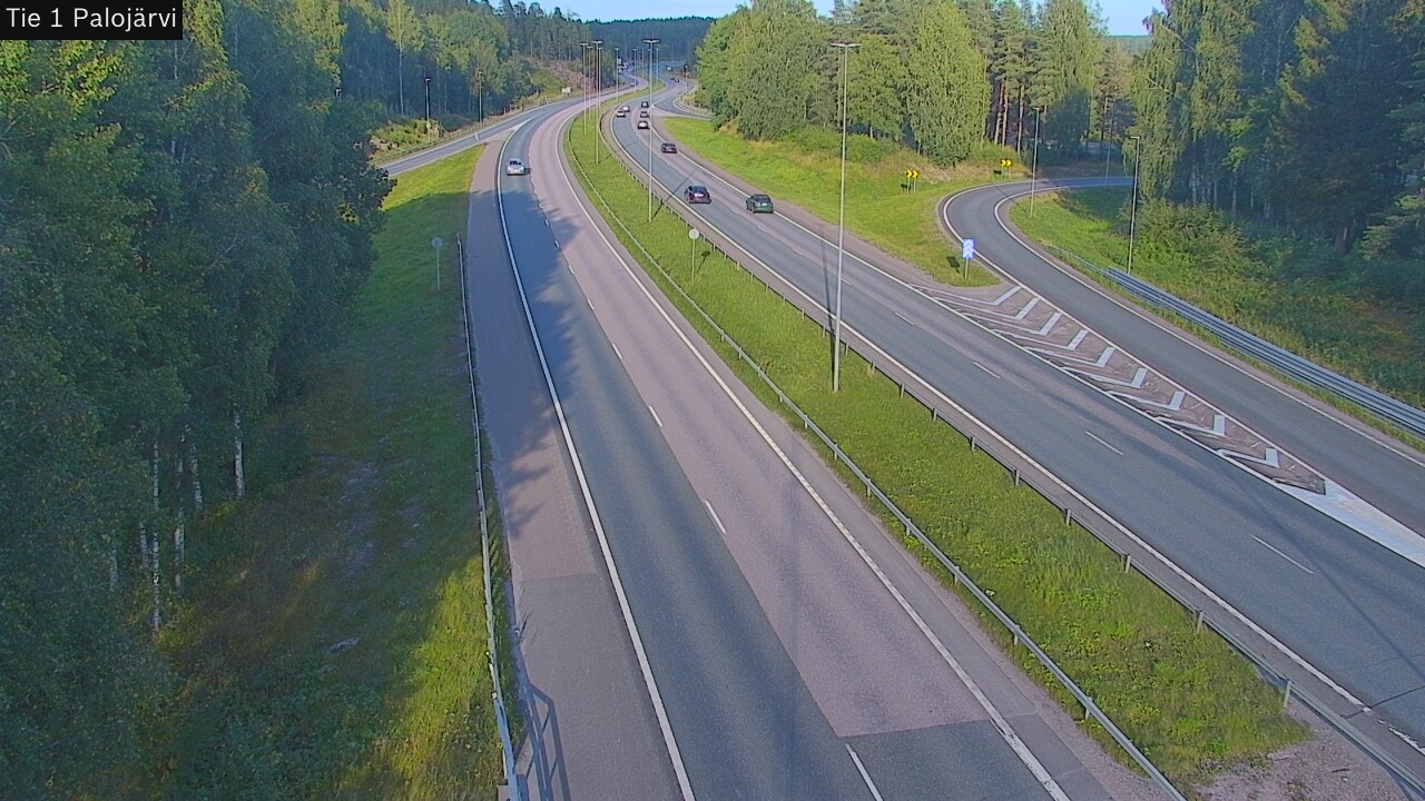 Weather Camera Image Road 1 Vihti, Palojärvi, Vihti, Uusimaa