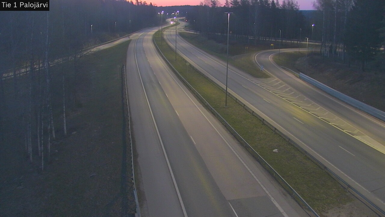 Weather Camera Image Väg 1 Vichtis, Palojärvi, Vihti, Uusimaa