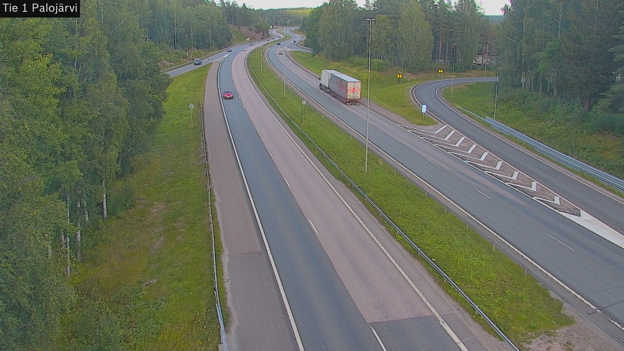Weather Camera Image Road 1 Vihti, Palojärvi, Vihti, Uusimaa