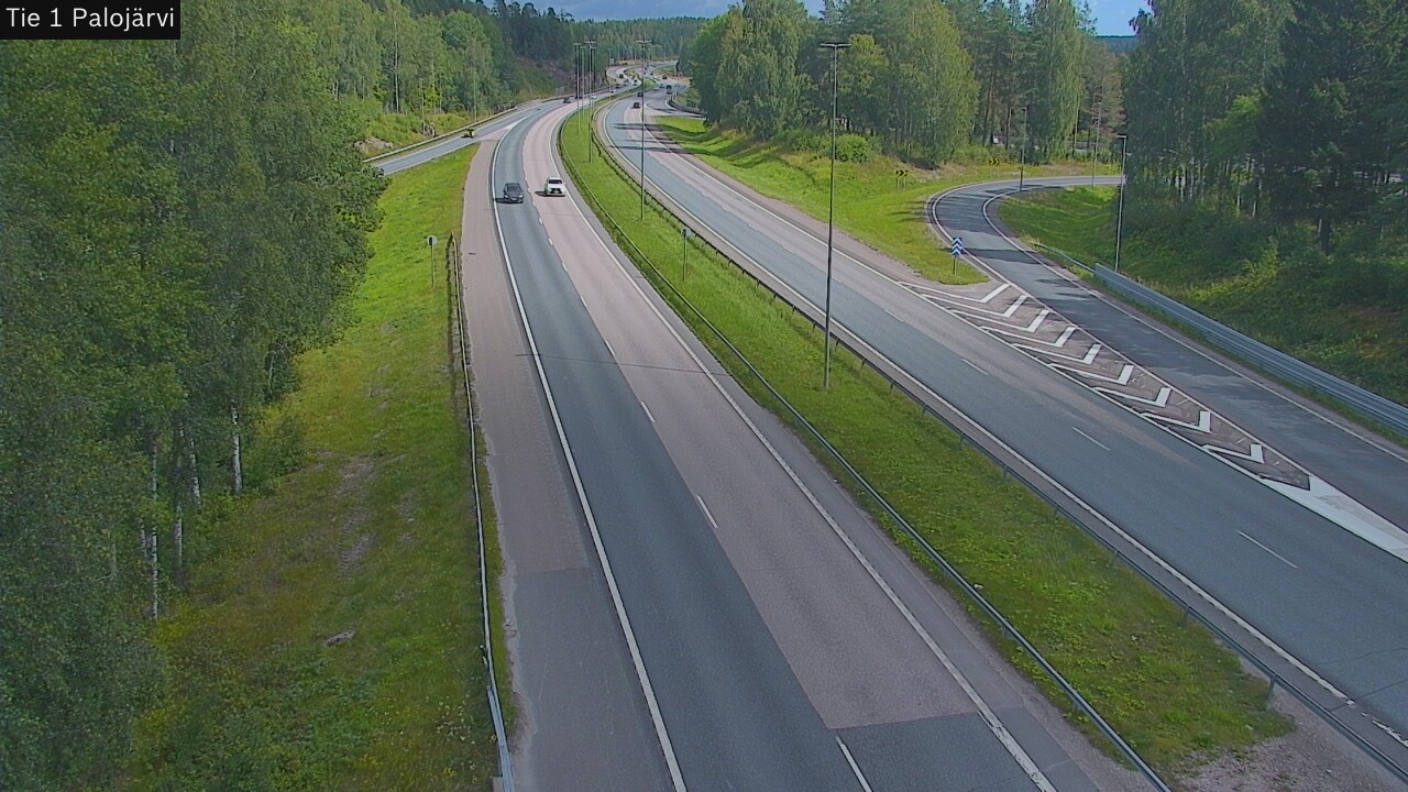 Weather Camera Image Road 1 Vihti, Palojärvi, Vihti, Uusimaa