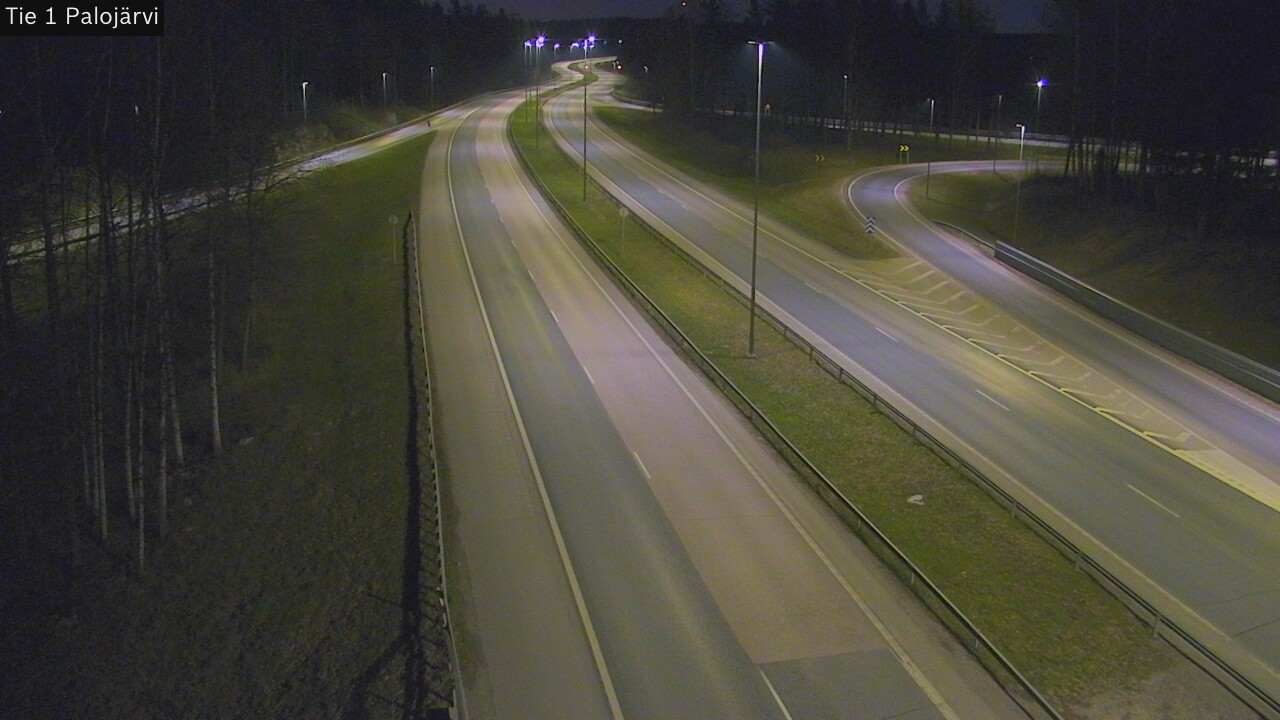 Weather Camera Image Väg 1 Vichtis, Palojärvi, Vihti, Uusimaa