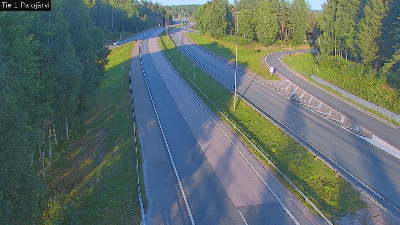 Weather Camera Image Road 1 Vihti, Palojärvi, Vihti, Uusimaa