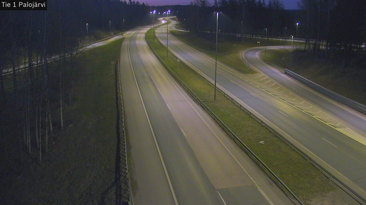 Weather Camera Image Väg 1 Vichtis, Palojärvi, Vihti, Uusimaa