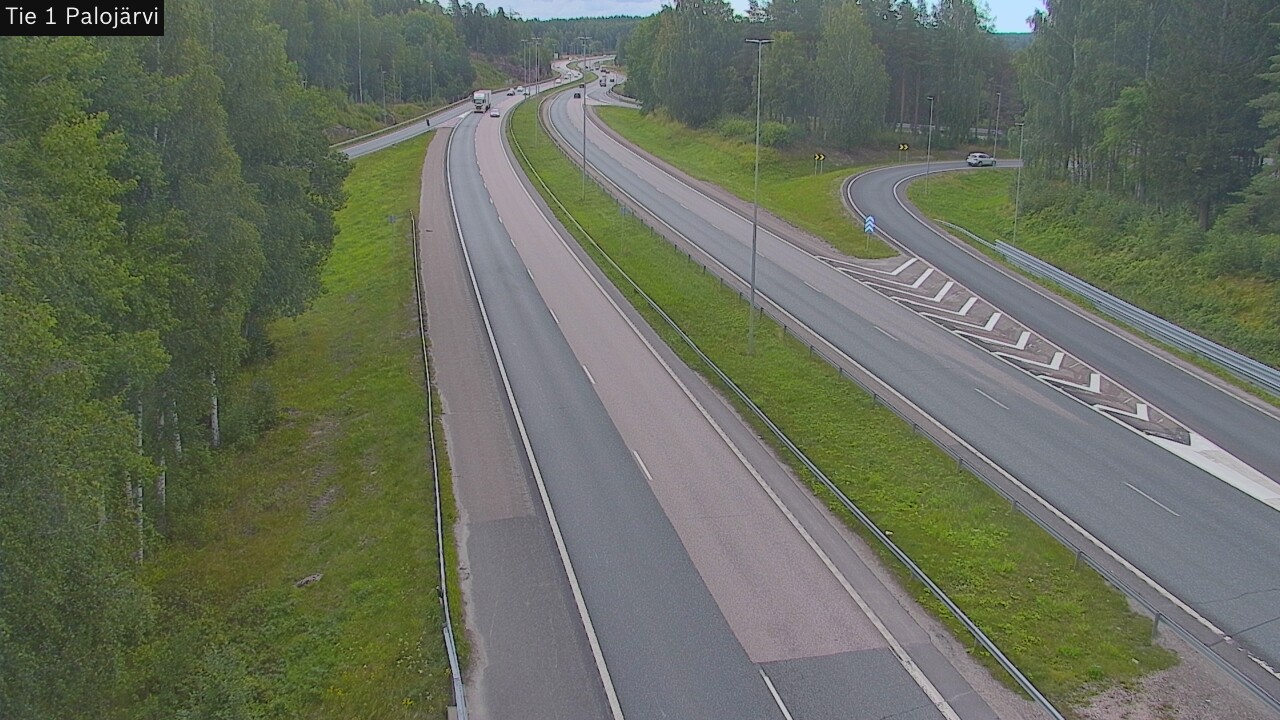 Weather Camera Image Road 1 Vihti, Palojärvi, Vihti, Uusimaa